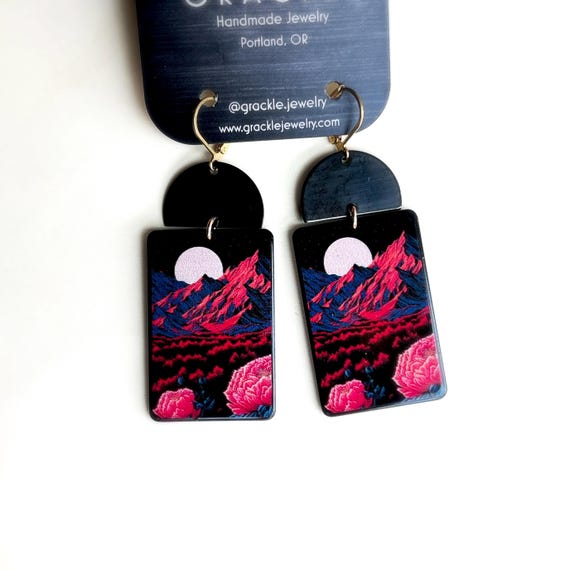 Black Vecna Earrings