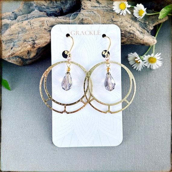 Fiona Lavender Earrings