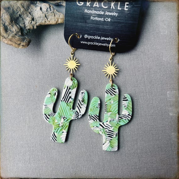 Saguaro Cactus Earrings