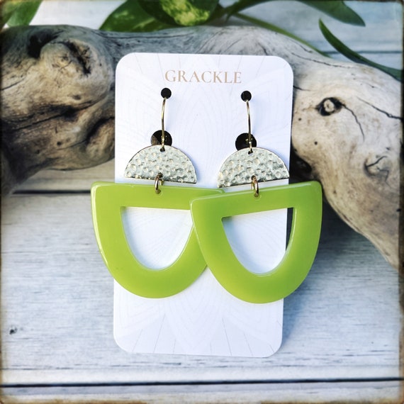 Nicolette Olive Earrings