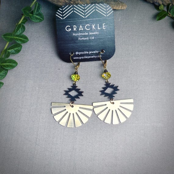 Peridot Pendleton Dangles