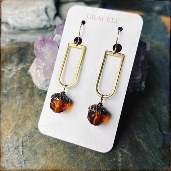 Acorn Drop Earrings