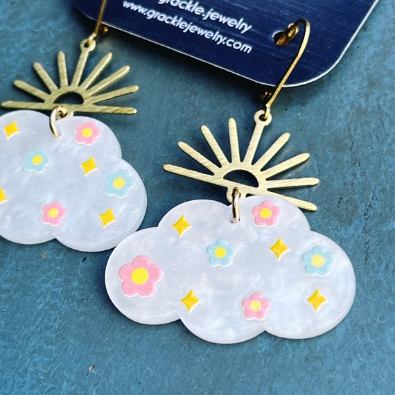 Opal Cloud Earrings