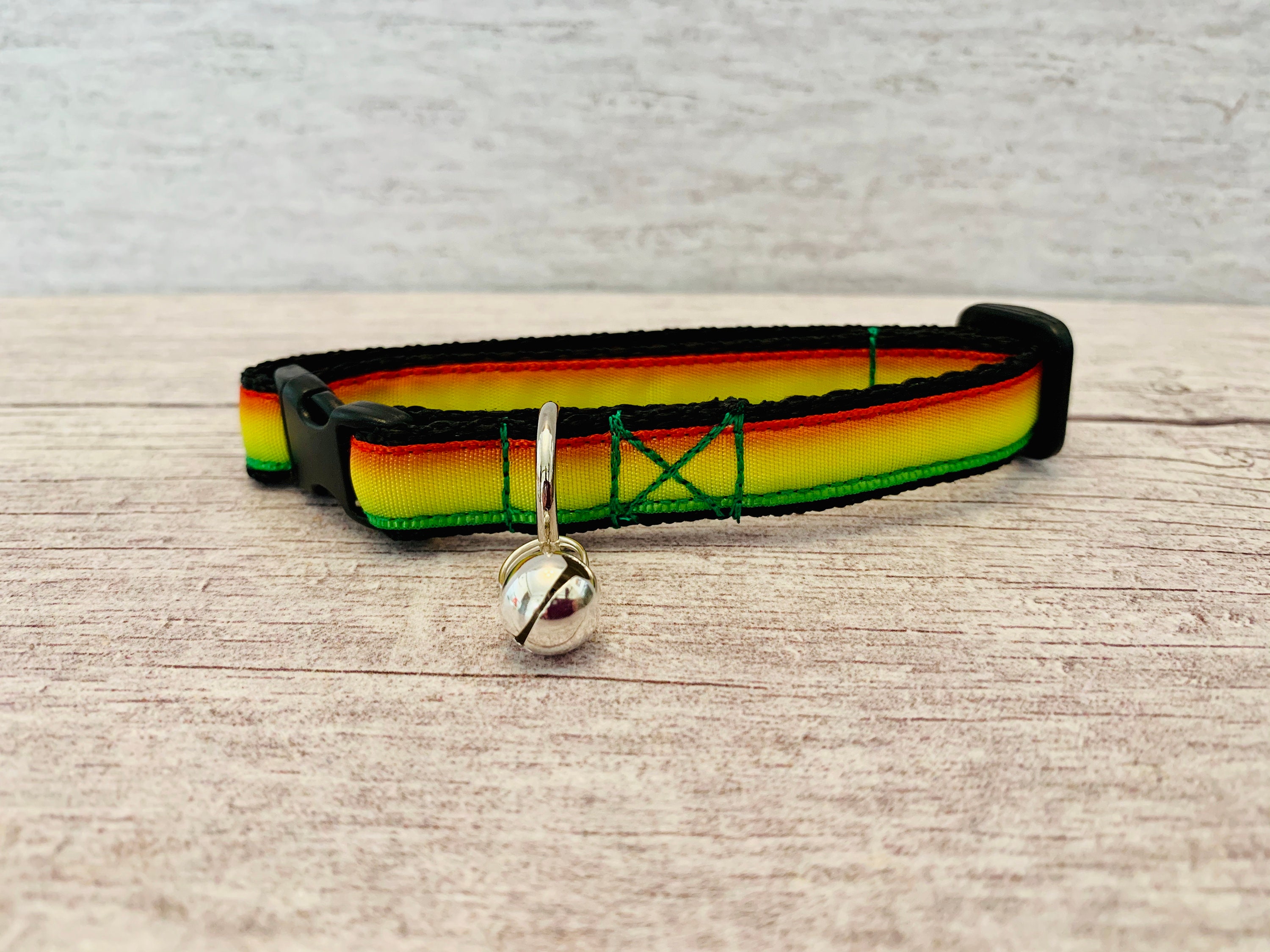 Reggae Rasta Inspired Ribbon Kitten Cat Puppy Small Dog Collar - Etsy UK