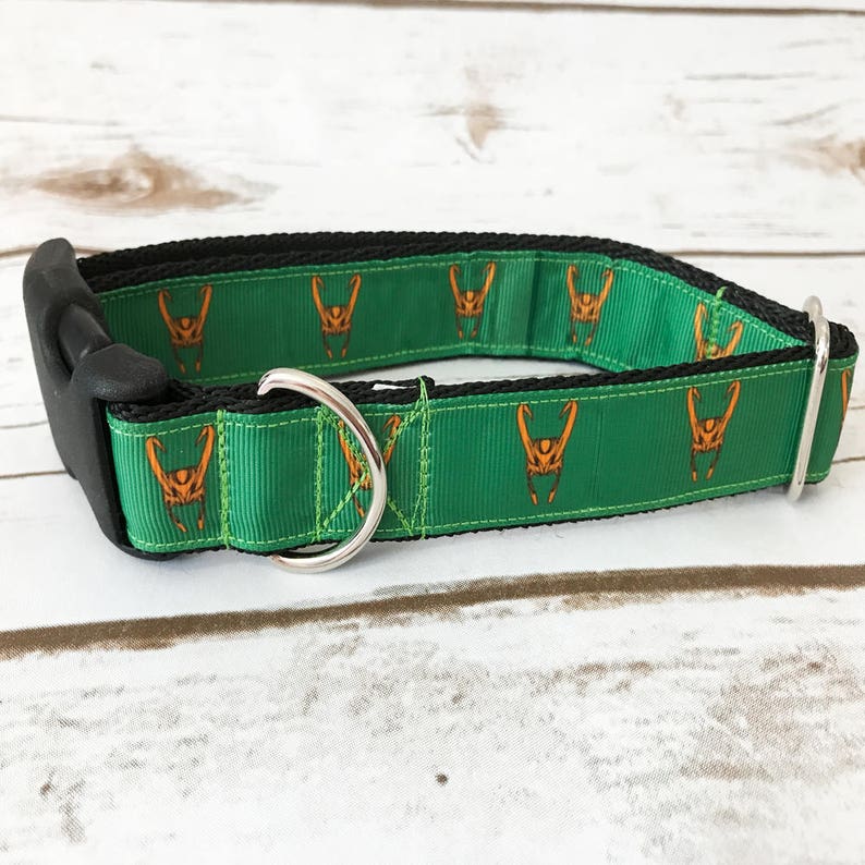 Thor Loki Superhero Inspired Ribbon Puppy Dog Collar Etsy