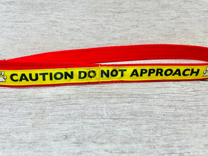 Caution Do Not Approach Leash Lead Support Dog KEEP AWAY Etsy UK