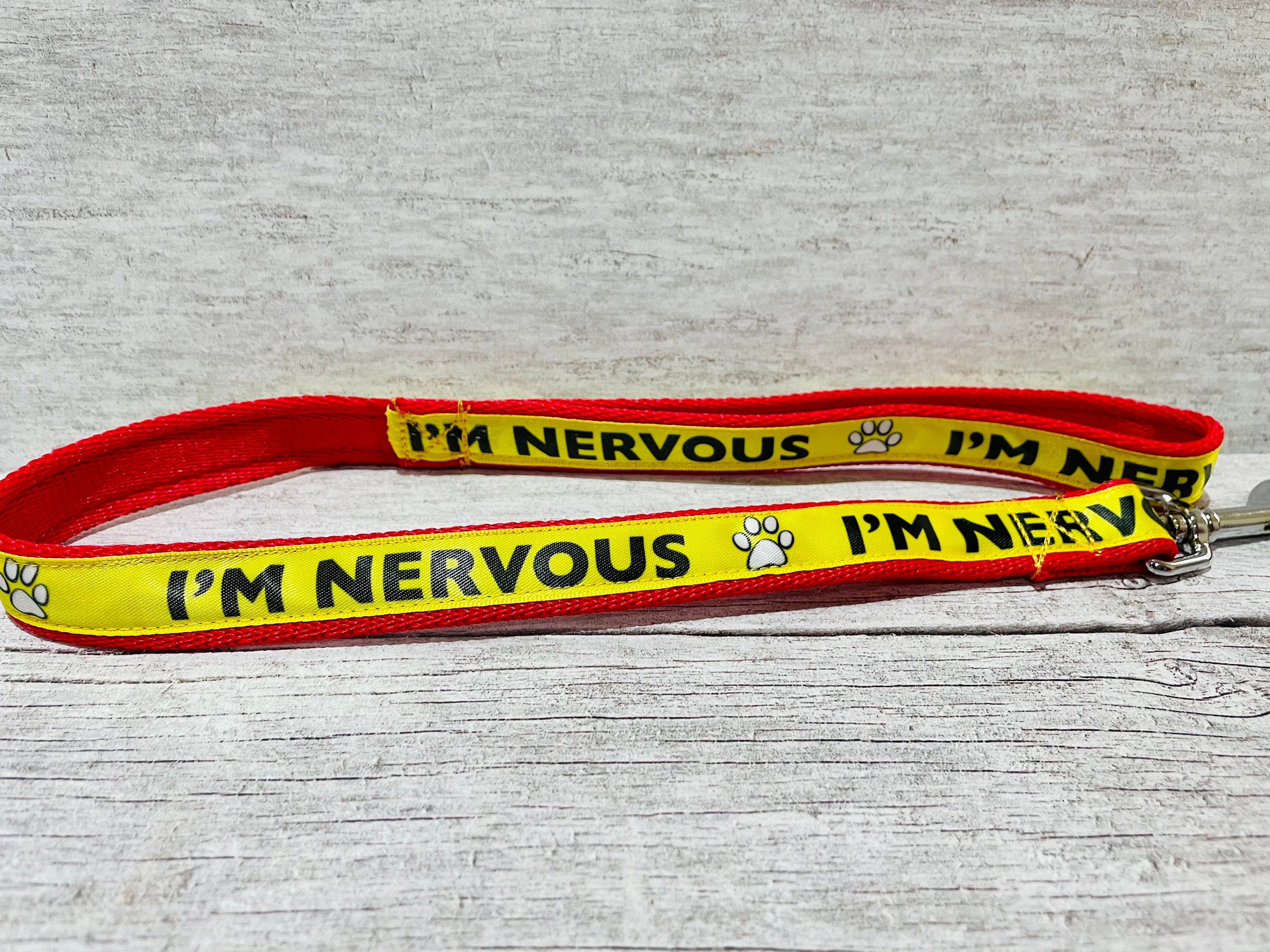 Nervous dog leash top