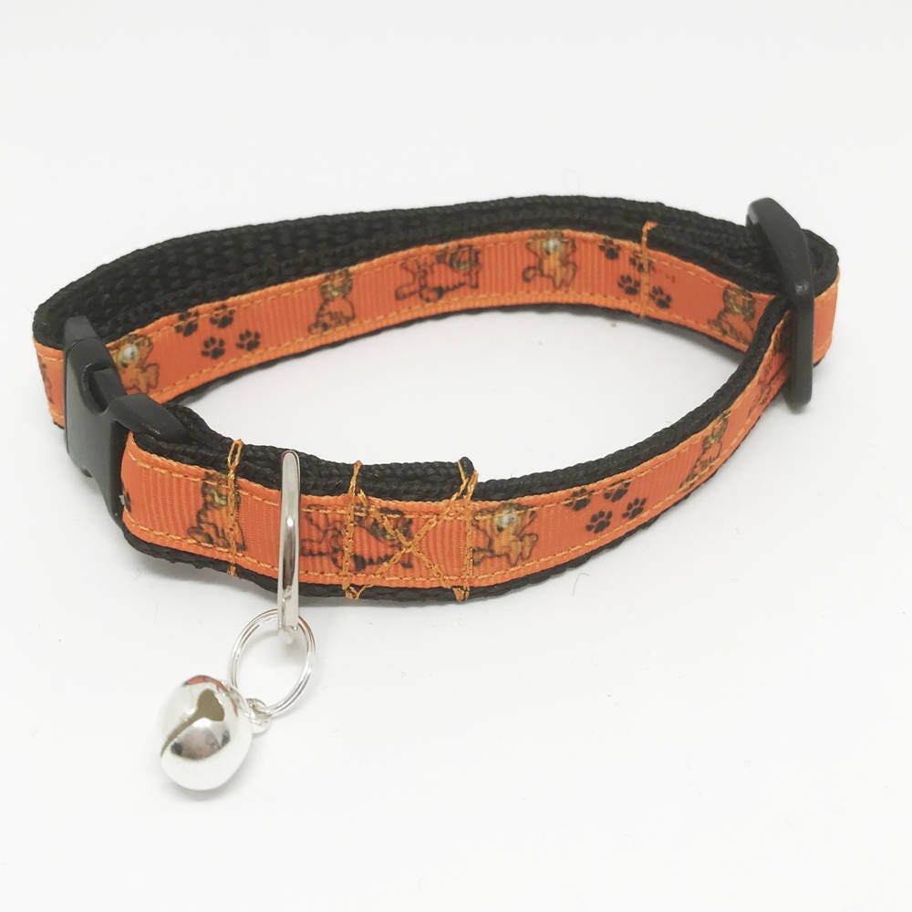 Garfield Ginger Cat Collar Inspired Cat Kitten Puppy Collar Etsy