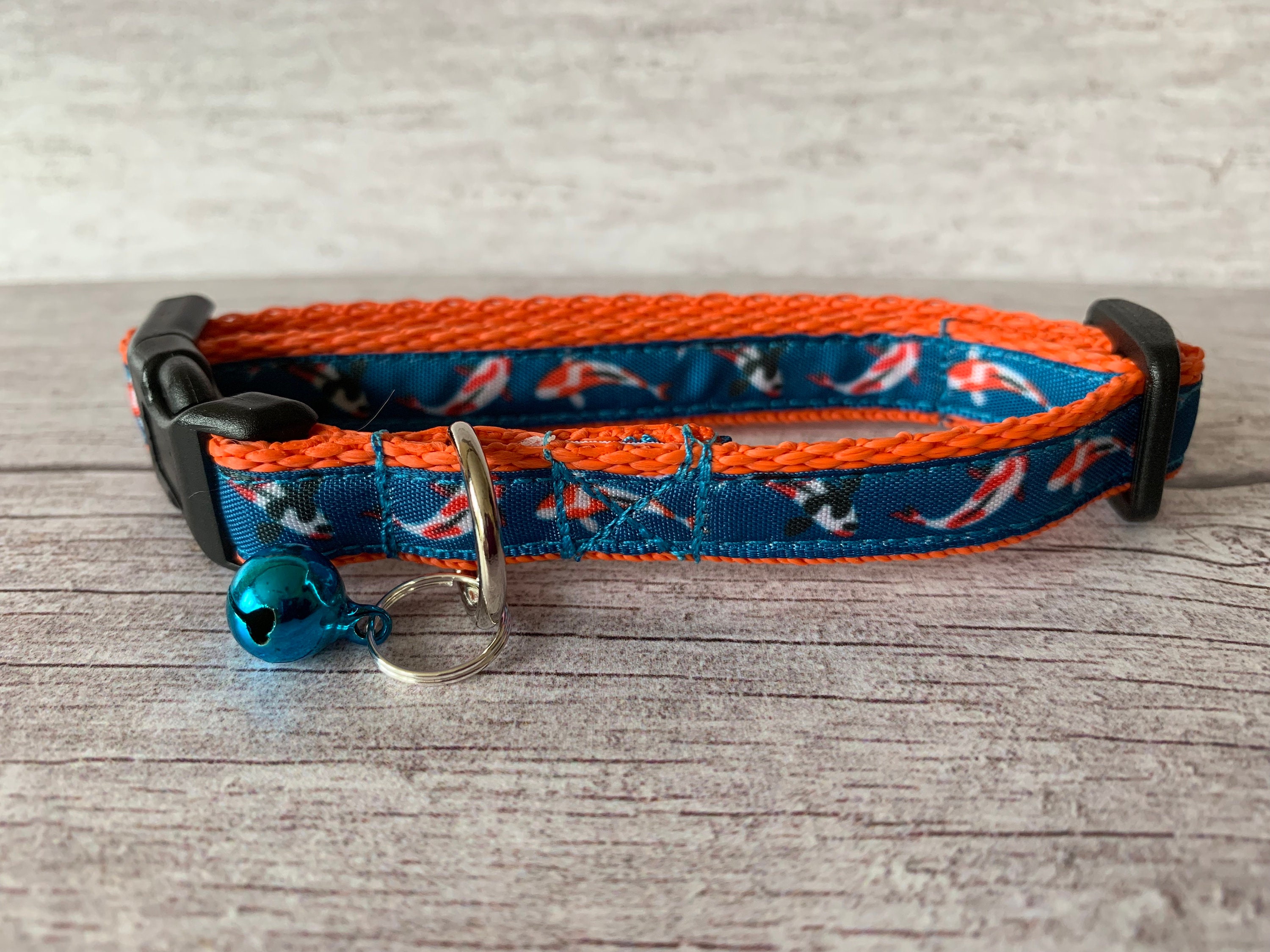Koi Fish Fishes Cat Collar Kitten Collar Puppy Collar Small Etsy