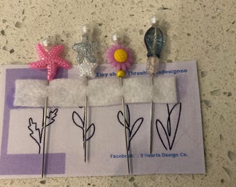 Four COUNT ME IN Counting Decorative Pins - #21