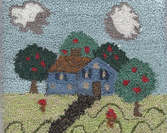 102 Valley View Lane  Primitive Punchneedle Pattern