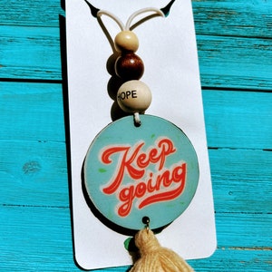 Adventure Car Charm/Unique Car accessories/One of a kind Car Accessories/Car rearview hangers/Positive car charm