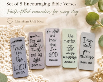 Bible Verse Magnetic Bookmark, Christian Bookmark, Bible Bookmarks, Bible Accessories, Planner Bookmarks, Magnet Bookmarks, Quote Bookmark