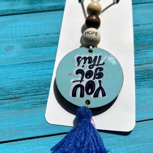 Adventure Car Charm/Unique Car Accessories/Car rearview mirror hangers/Positive car charm/Whimsical car charms/Adventure trip car charms