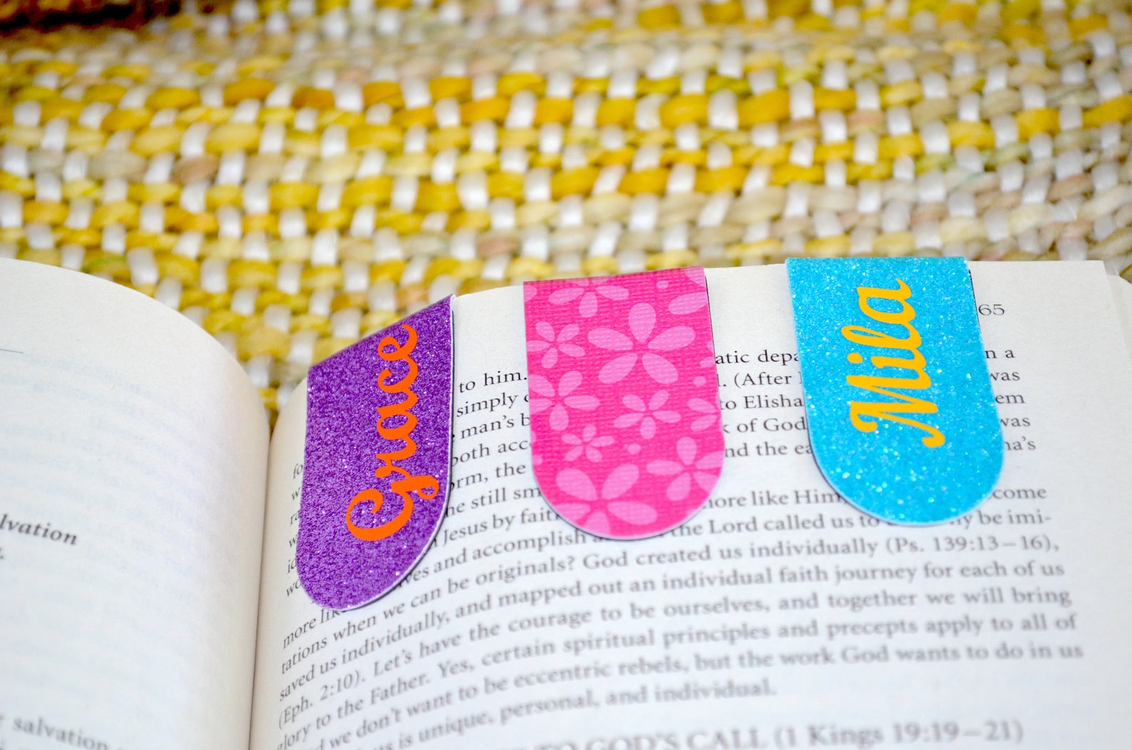 Custom Bookmarks Set of 3 Custom Bookmarks Page Markers
