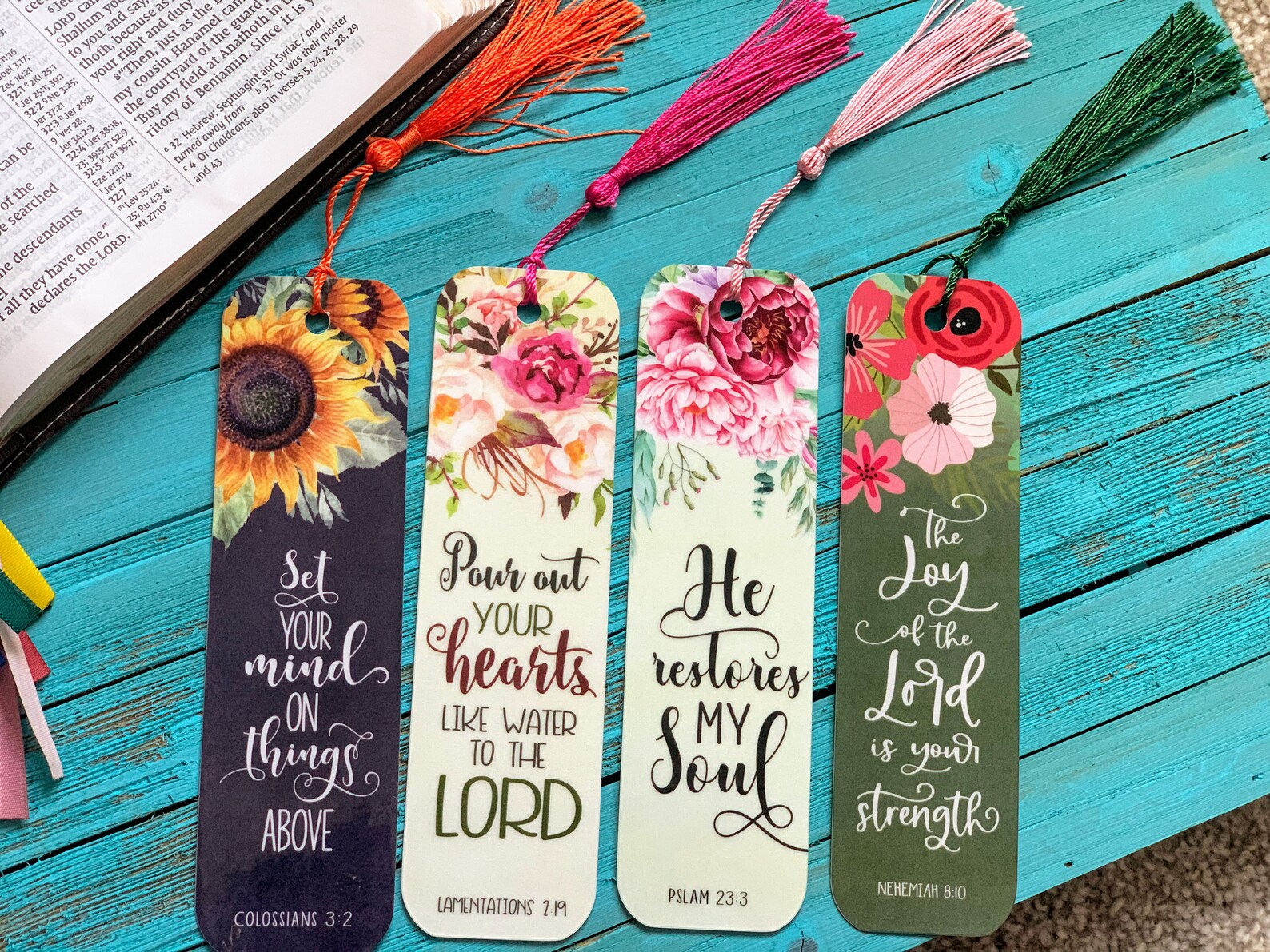 Bible Bookmark/christian Bookmark/bookmarks for Teen Bible Readers/bible Bookmarks/bible Study
