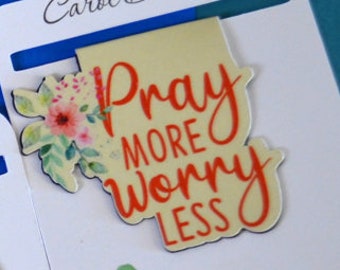 Bible Magnetic Bookmarks/ Set of 4 Bible Bookmarks Page Markers/Bible Magnetic bookmark/Booklovers gift/Bible faith Blessed Magnet bookmarks
