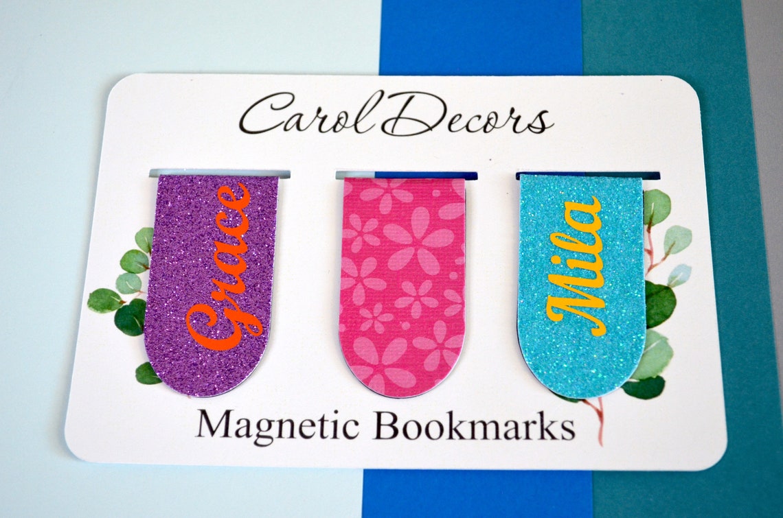 Custom Bookmarks Set of 3 Custom Bookmarks Page Markers