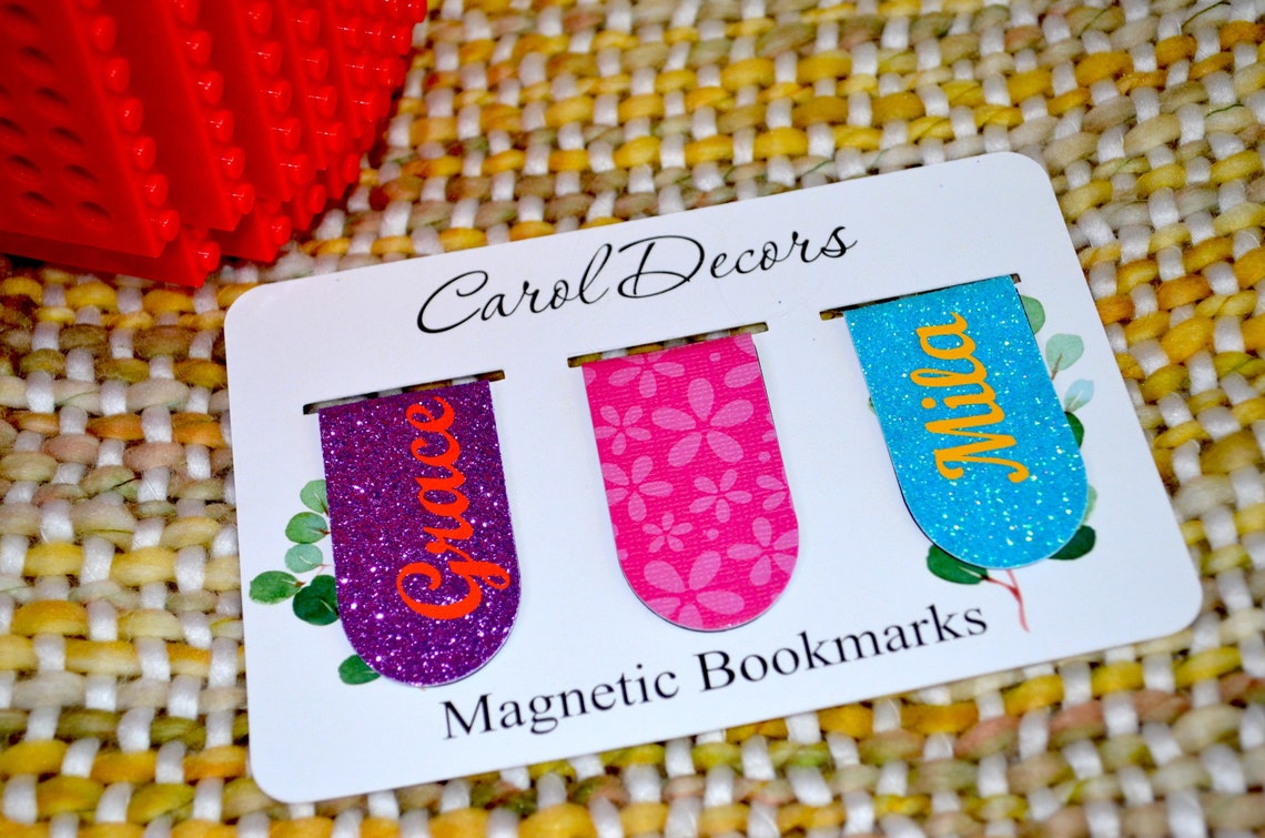 Custom Bookmarks Set of 3 Custom Bookmarks Page Markers