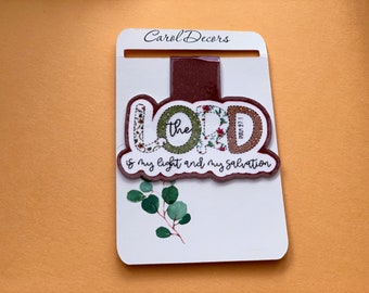 Bible Verse Magnetic Bookmark, Christian Bookmark, Bible Bookmarks, Bible Accessories, Planner Bookmarks, Magnet Bookmarks, Quote Bookmark