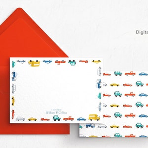 EDITABLE Car Note Card, Digital Download, Printable, Personalized ...