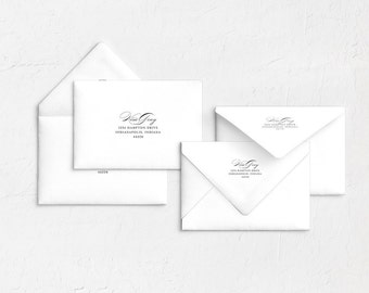 Mailing Envelope Guest Addressing, FILE PREP ONLY, Wedding Envelope