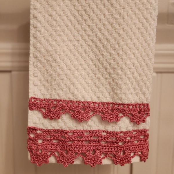 Crochet Hand Towel Etsy