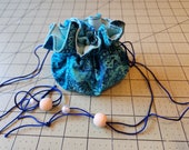 Handmade Jewelry Pouch with Pockets