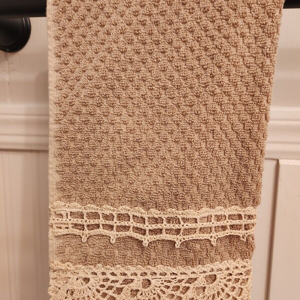 Crochet Hand Towel Etsy