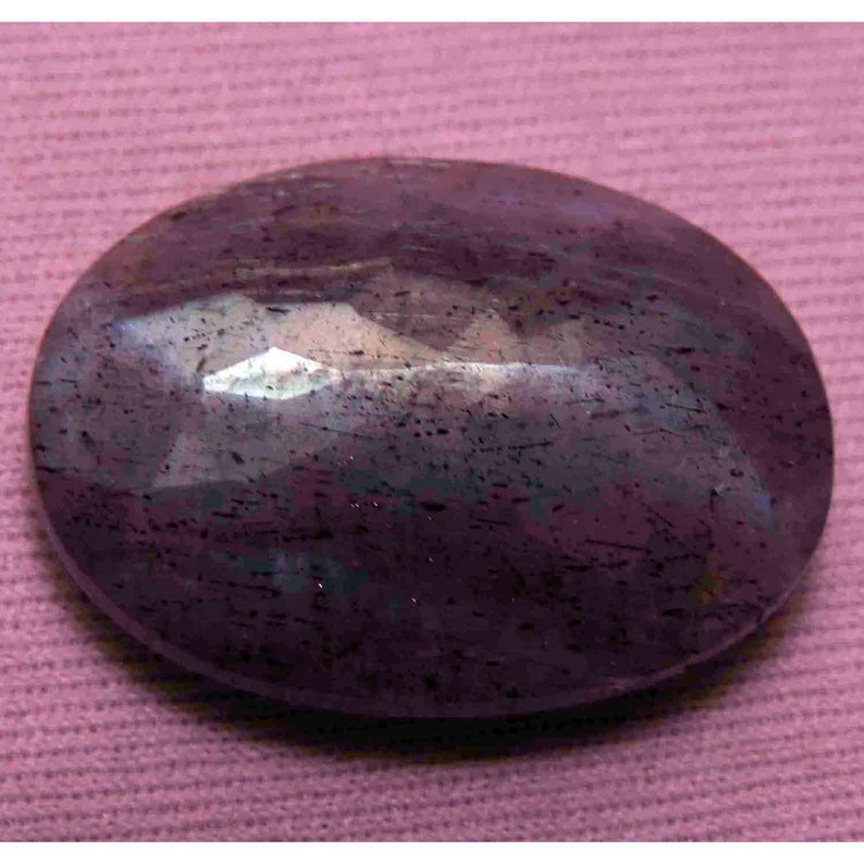 Labradorite Green Flashy Fire Oval Cut Size 18x25x9 mm Loose Both Side Faceted Gemstone Oval Semiprecious Cut Gemstone.