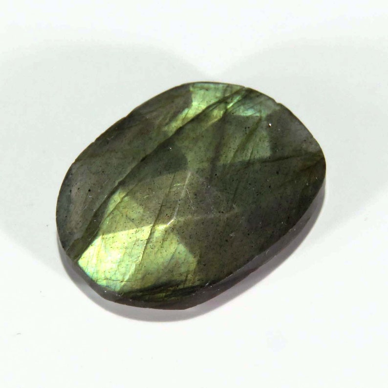 Labradorite Rose Cut Top Side /& Back side Cut Labradorite Cabochon Flashy Fire Loose Gemstone.