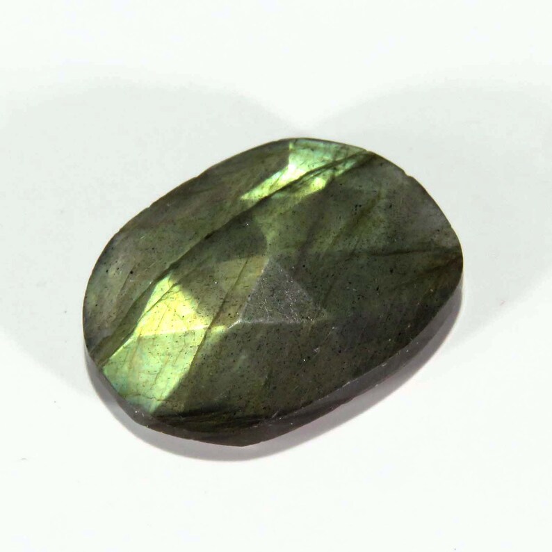 Labradorite Rose Cut Top Side /& Back side Cut Labradorite Cabochon Flashy Fire Loose Gemstone.