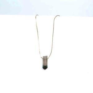 Wassermelone Turmalin Halskette Geschenk/Wassermelone Turmalin Anhänger/Wassermelone Turmalin Schmuck/Wassermelone Turmalin Kristall Anhänger Geschenke