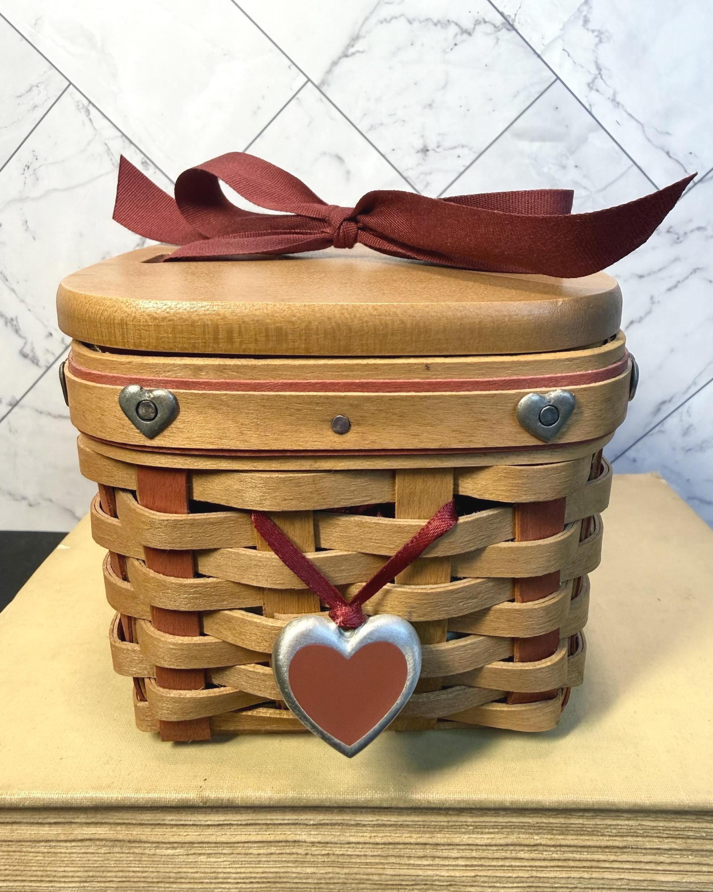 Lomgaberger ロンガバーガー ミニチュア キャセロールとスタンド Longaberger Basket Small - Etsy