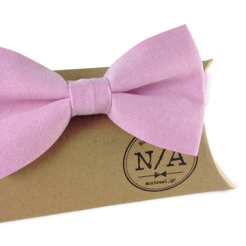 Pink Bow Tie, Adult Bright Pink Bow Tie, Cotton Candy Pink Bow Tie