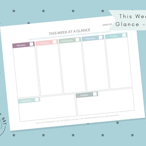 PDF:  This Week at a Glance