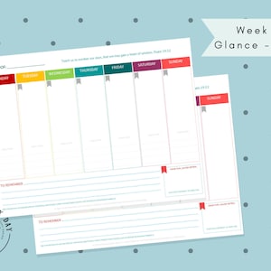 PDF:  Week-At-A-Glance | One Page Planner