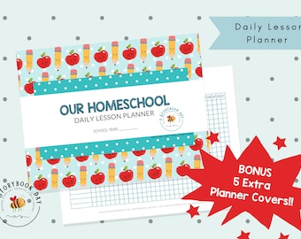 PDF:  Daily Homeschool Lesson Planner