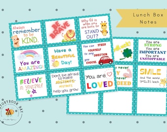 PDF: Fun Lunch Box Notes  for Kids | PDF