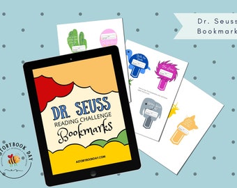 PDF: Dr. Seuss Bookmarks | Reading Challenge Bookmarks