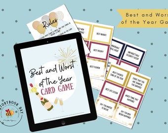 PDF: Best and Worst of the Year Card Game | Printable | PDF