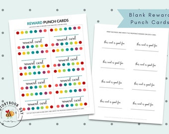 PDF:  Blank Reward Punch Card