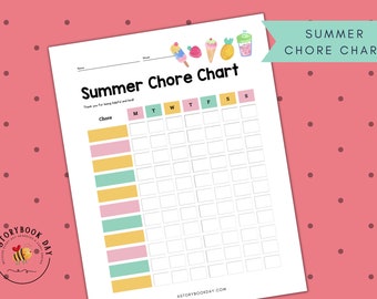PDF: My Chores Punch Card Reward Card for Kids - Etsy