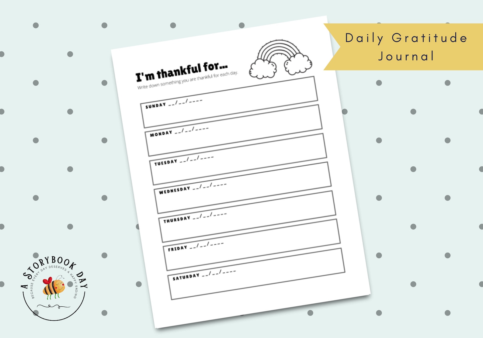 PDF: My Thankful Journal | 3 Pages - Etsy