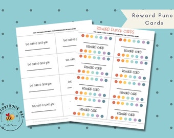 PDF: Blank Reward Punch Cards #2