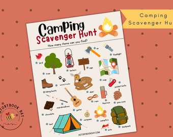 PDF: Camping Scavenger Hunt | Kids | Printable Games