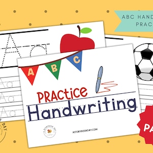PDF: ABC Handwriting Practice Worksheets | Alphabet Practice | Homeschool