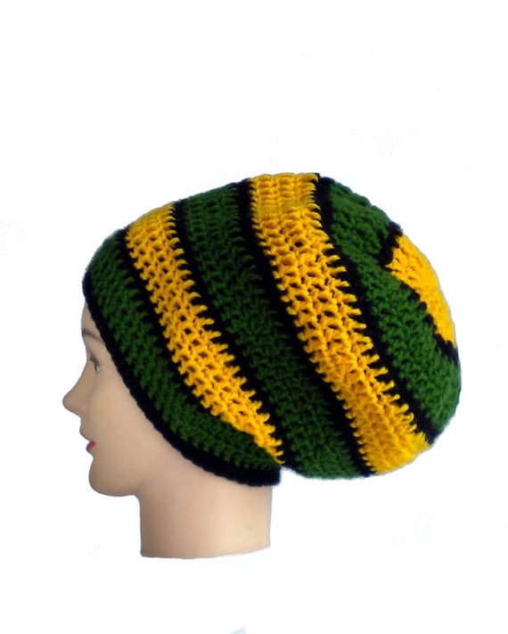 Jamaica Hat Dreadlock Crown Beanie 