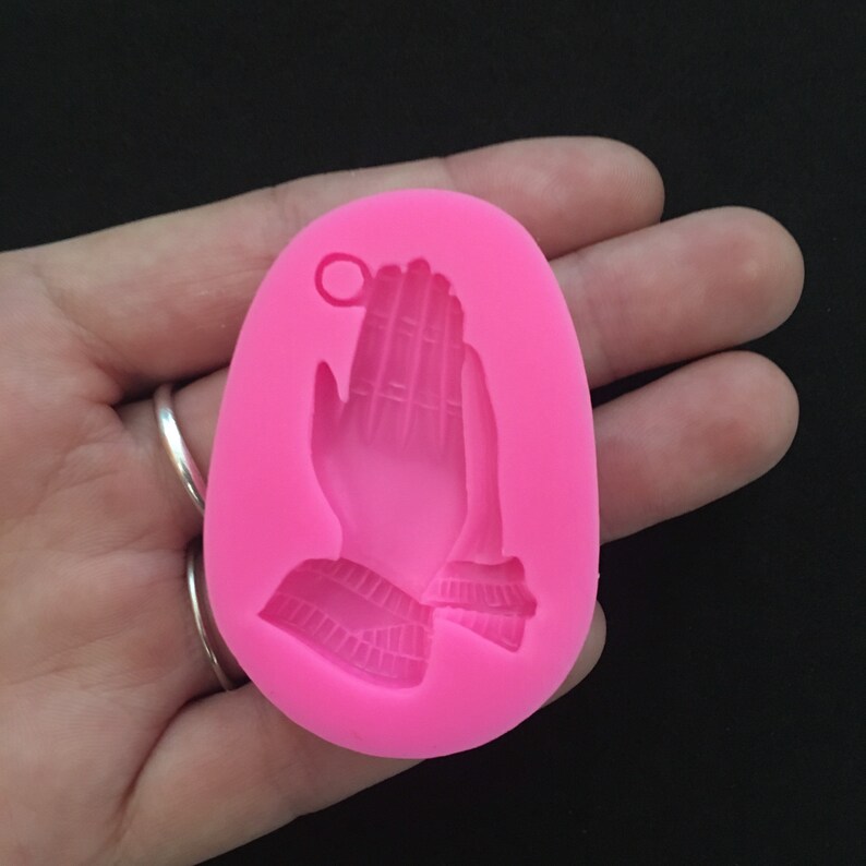 Silicone praying hands mould. Resin and clay crafting mold. Etsy
