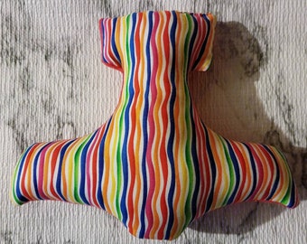Thors Hammer Plush Baby Rattle Toys. Thors Hammer Mjolnir Baby Rattle. Heathen Baby Toy.